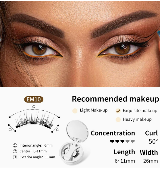 Kit de faux cils magnétiques