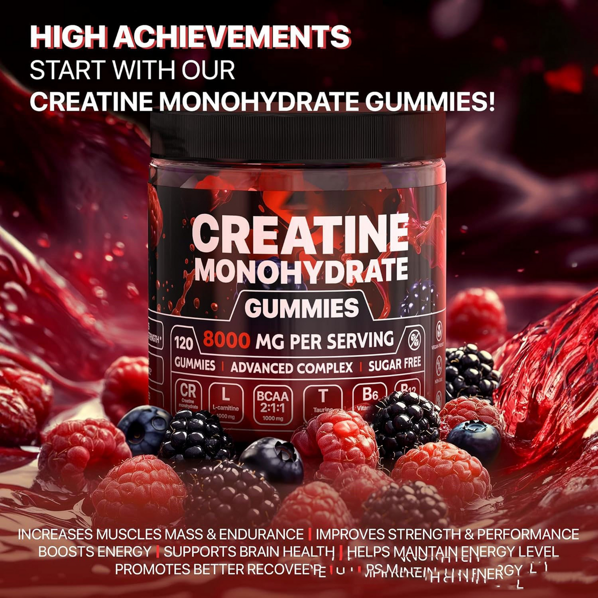 Muscle Boost Gummibärchen