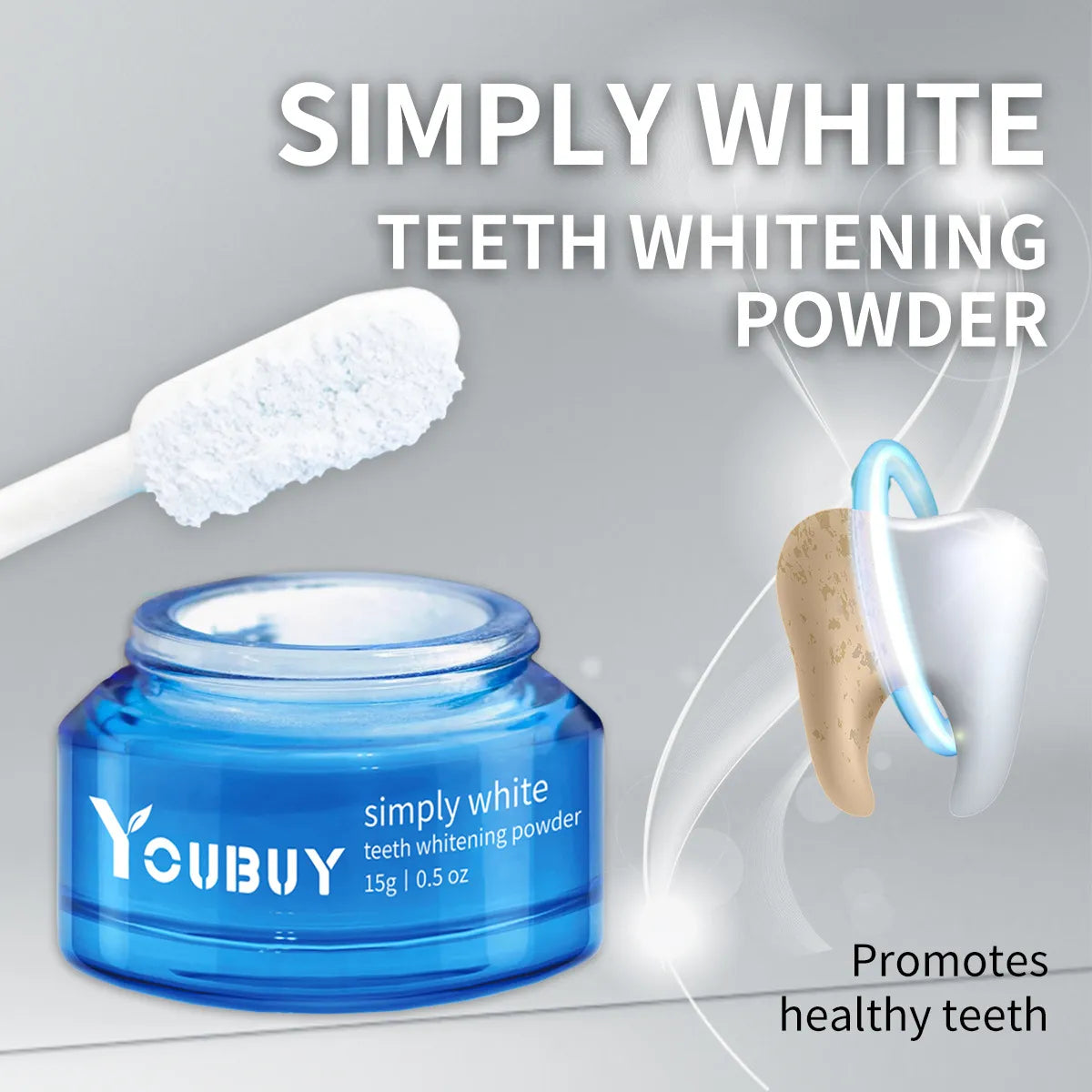 Poudre de blanchiment et d'éclat dentaire YOUBUY