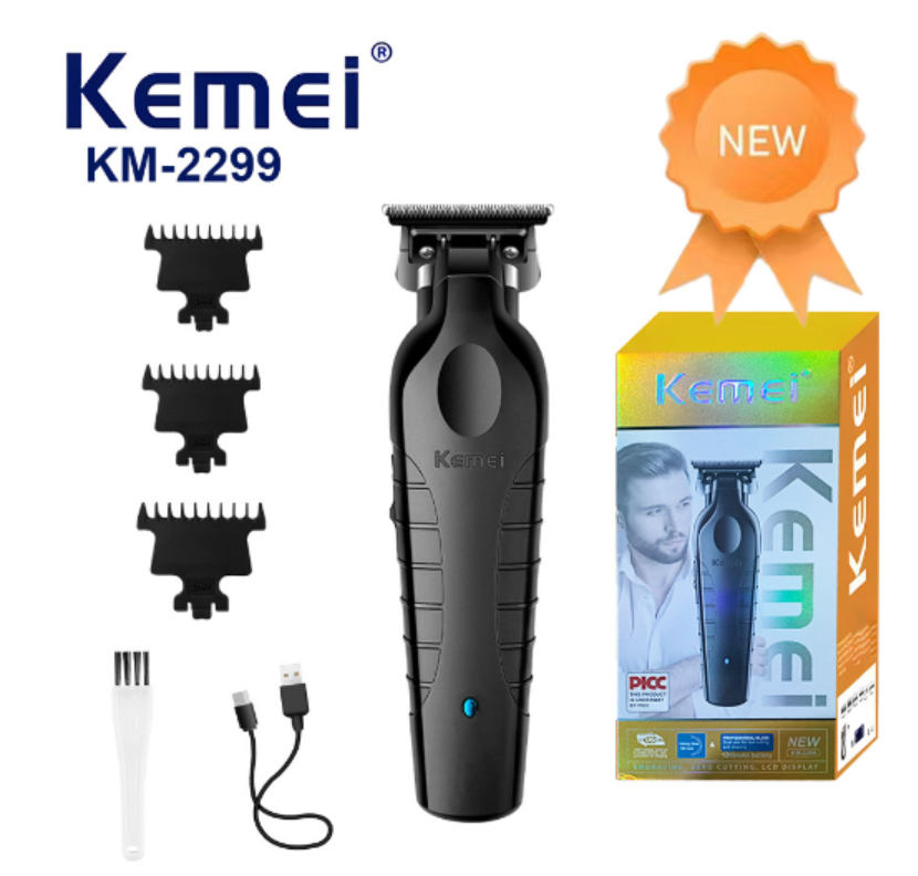 Ensemble de tondeuse à cheveux professionnelle Kemei