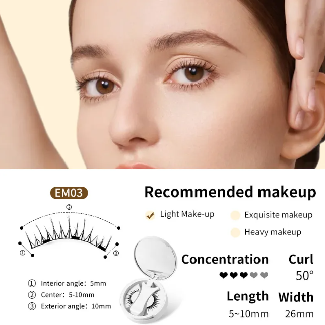 Kit de faux cils magnétiques