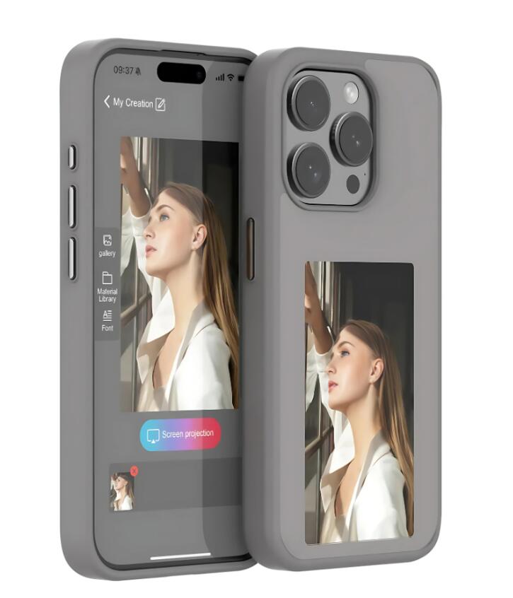 Coque de téléphone à encre électronique