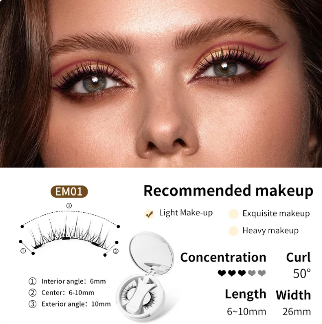 Kit de faux cils magnétiques