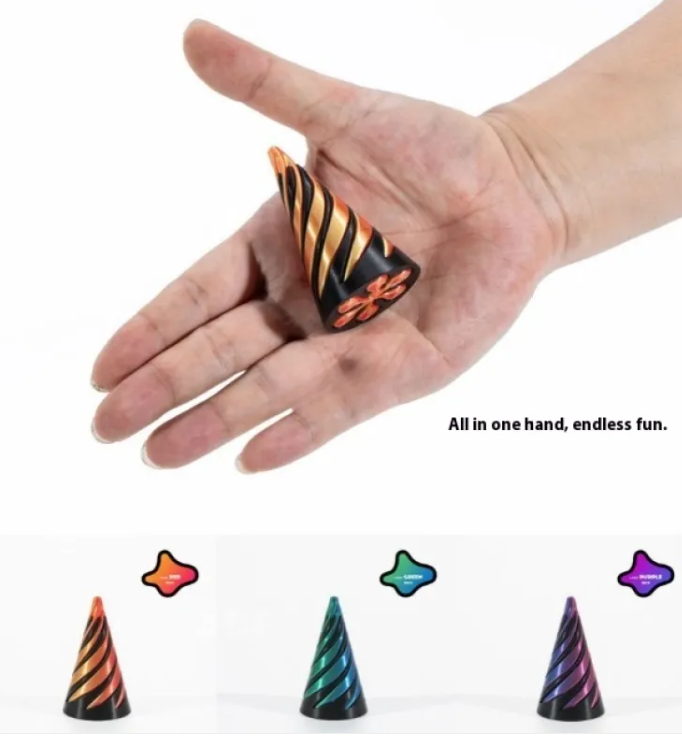 Jouet anti-stress PyramidSpin