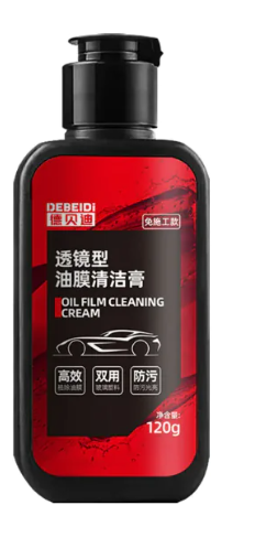 Nettoyant film gras pour vitres de voiture