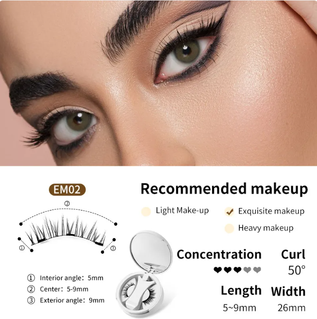 Kit de faux cils magnétiques