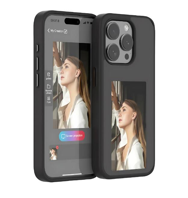 Coque de téléphone à encre électronique