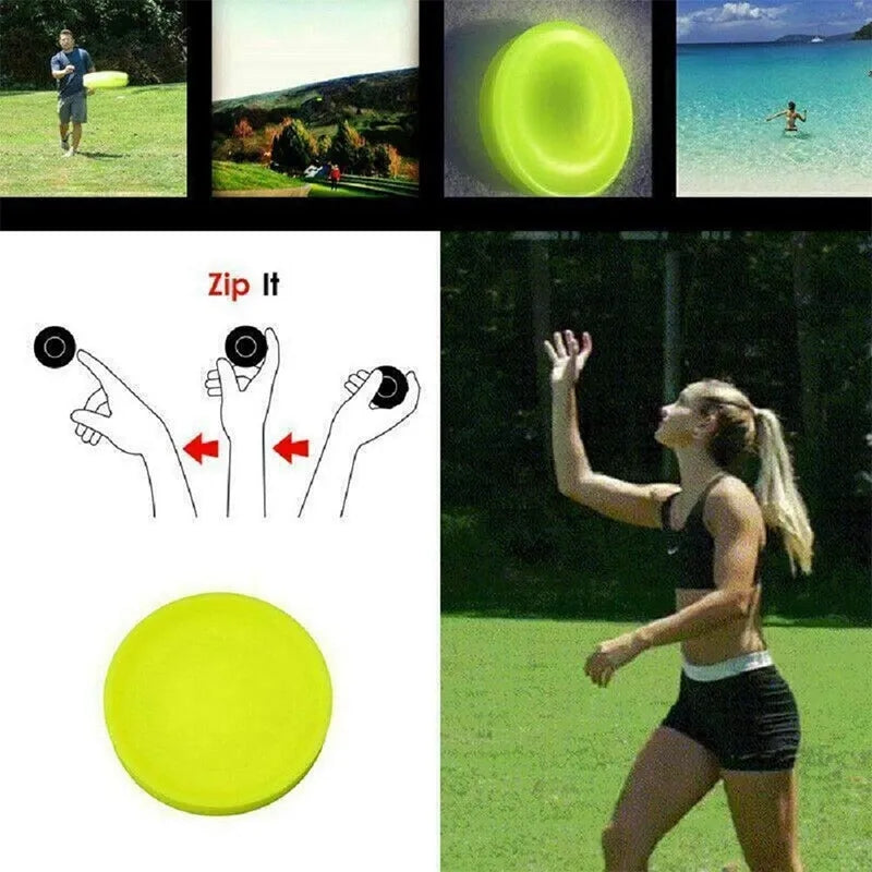 Mini-Wurfspiel mit Flugscheibe