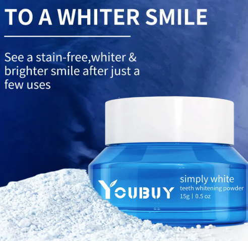 Poudre blanchissante pour les dents