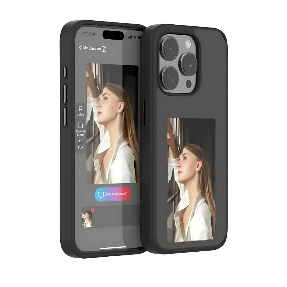 Coque de téléphone à encre électronique