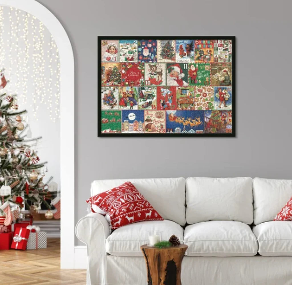 Frohes Jigsaw-Adventskalender-Puzzle