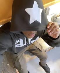 Sweats à capuche zippés à motif étoiles