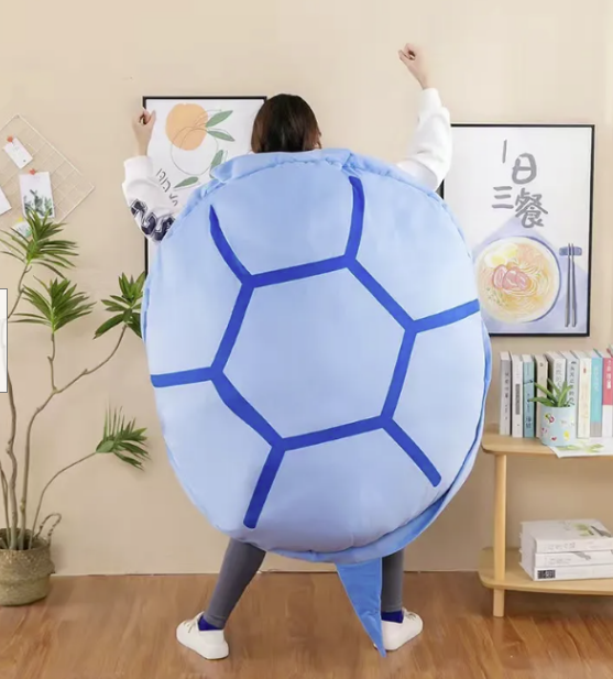 Coussin carapace de tortue à porter
