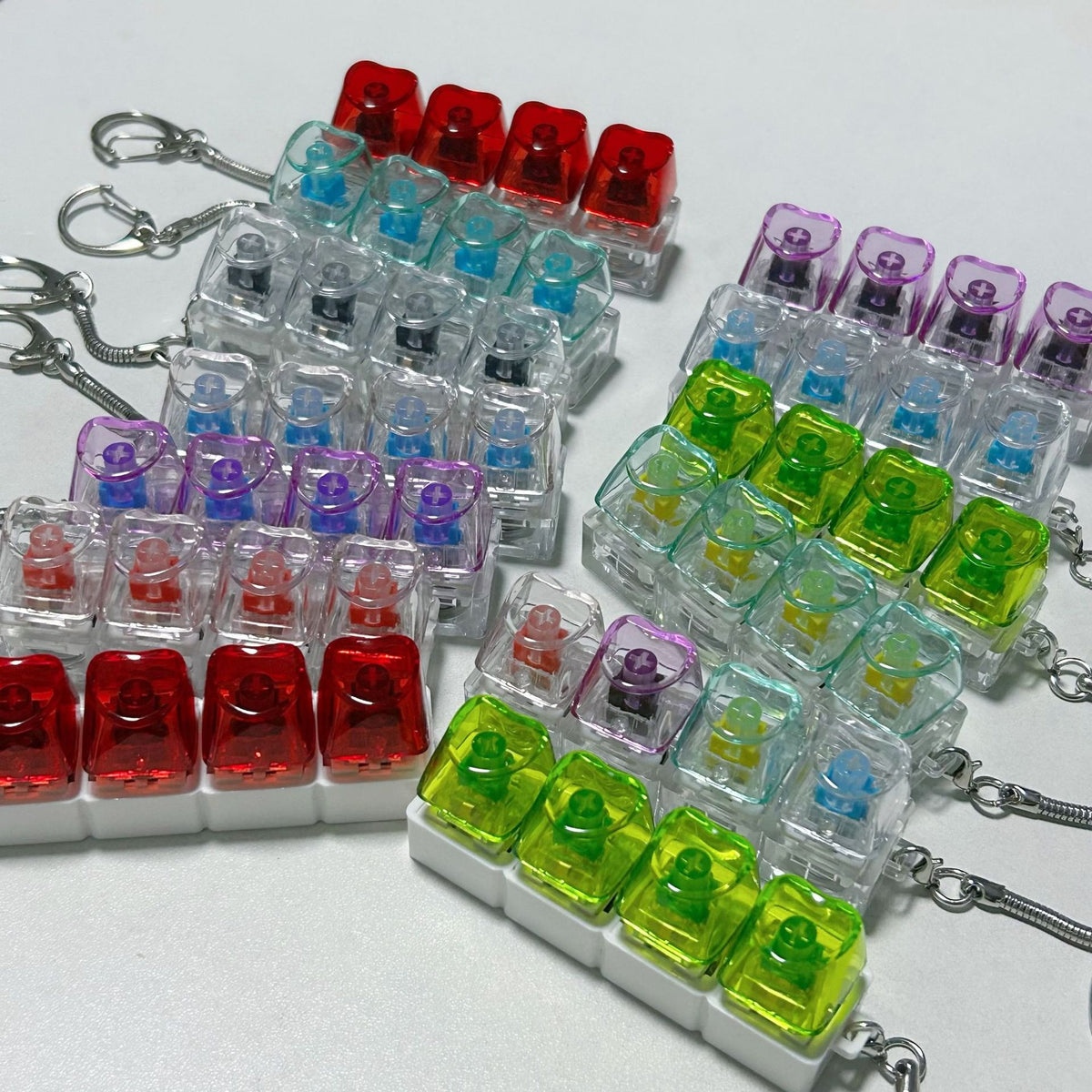 Transparenter PC-Switch-Tester mit Beleuchtung