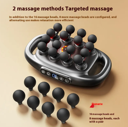 Tiefengewebe-Massagepistole, 8/16 Aufsätze