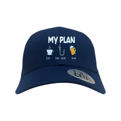 My Fishing Plan Embroidered Trucker Hat