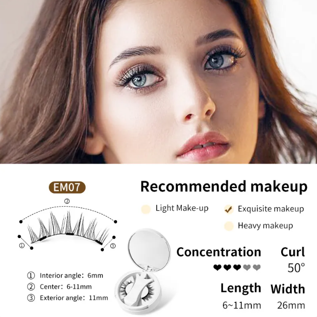 Kit de faux cils magnétiques