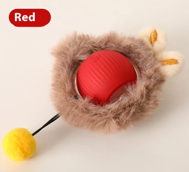 Balle jouet auto-roulante pour chat PurrPlay