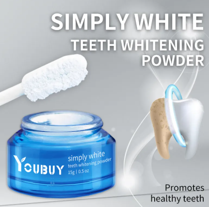 Poudre blanchissante pour les dents