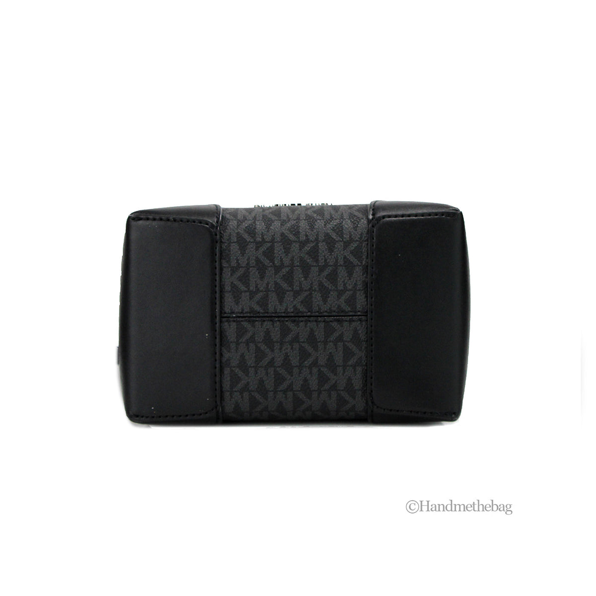 Sac bandoulière seau Michael Kors Mercer petit modèle en PVC noir