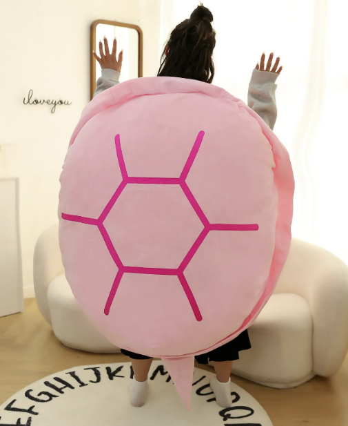 Coussin carapace de tortue à porter