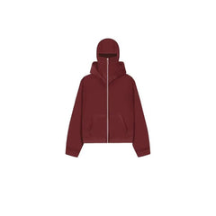 Men's Hooded Zip-Up Baseball Jacket