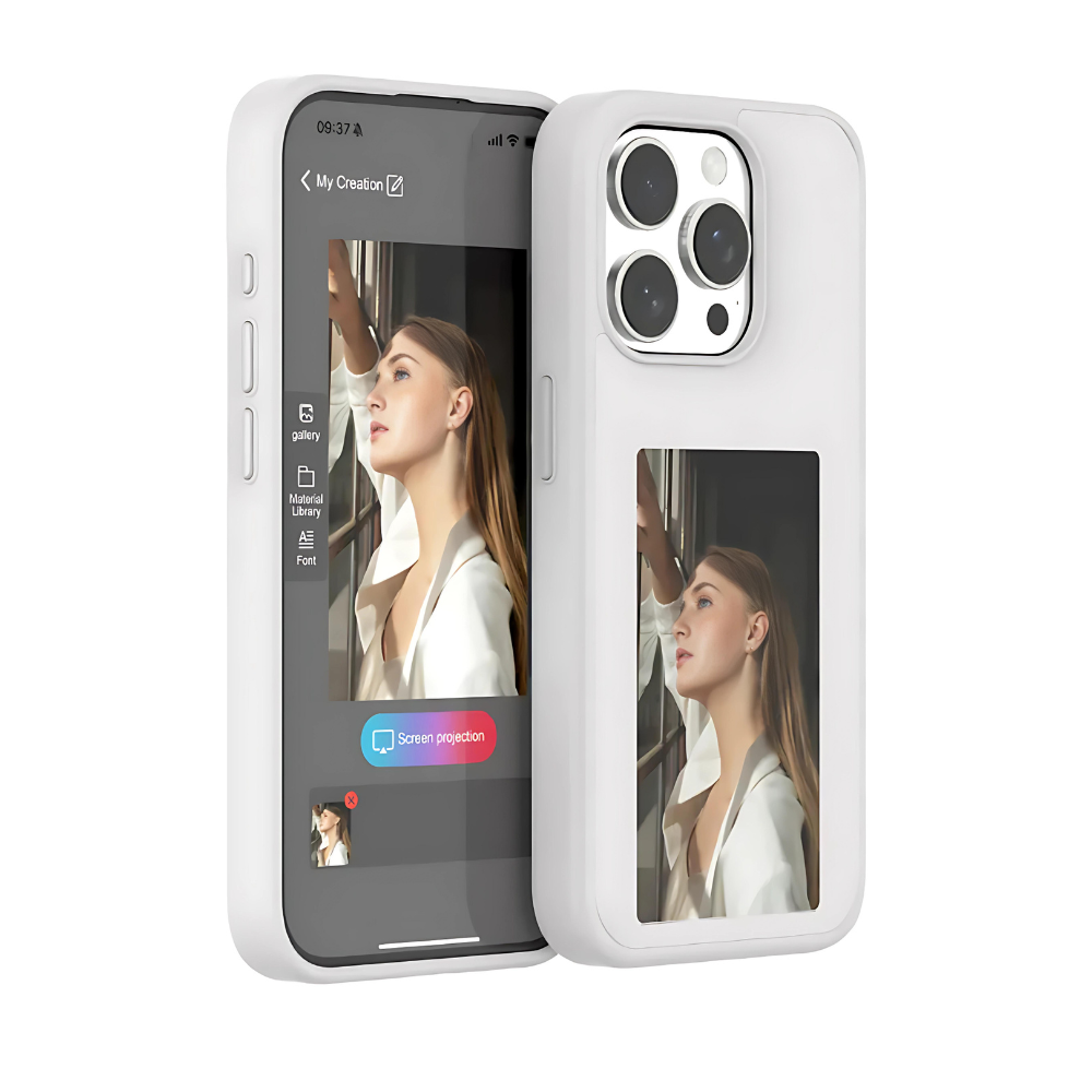 Coque de téléphone à encre électronique