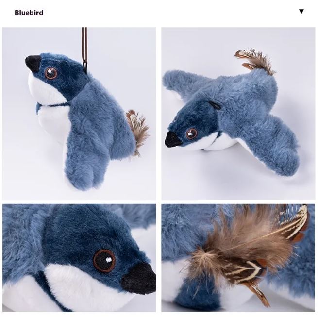 Flatterndes Katzenspielzeug (Vogel)