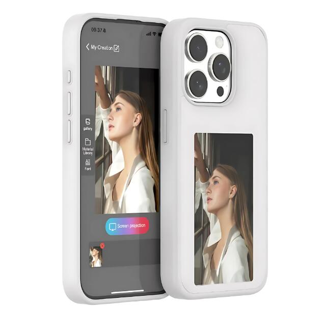 Coque de téléphone à encre électronique
